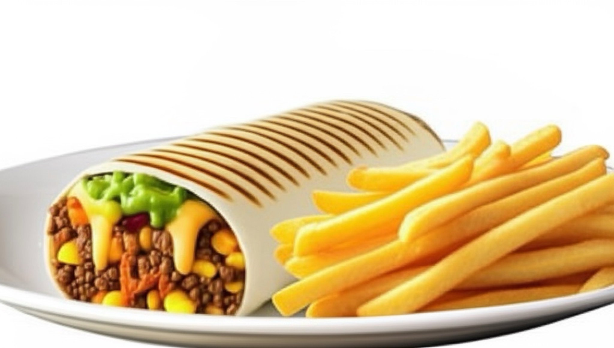 Nachos Beef Burrito_0