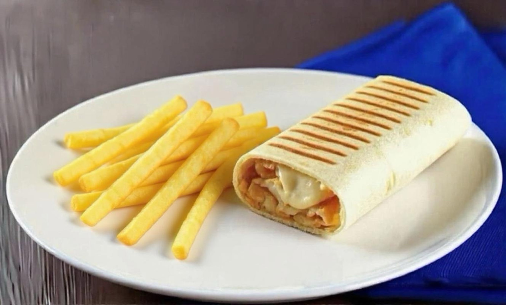 Toasted Cajun Chicken Mayo & Cheese Wrap_0
