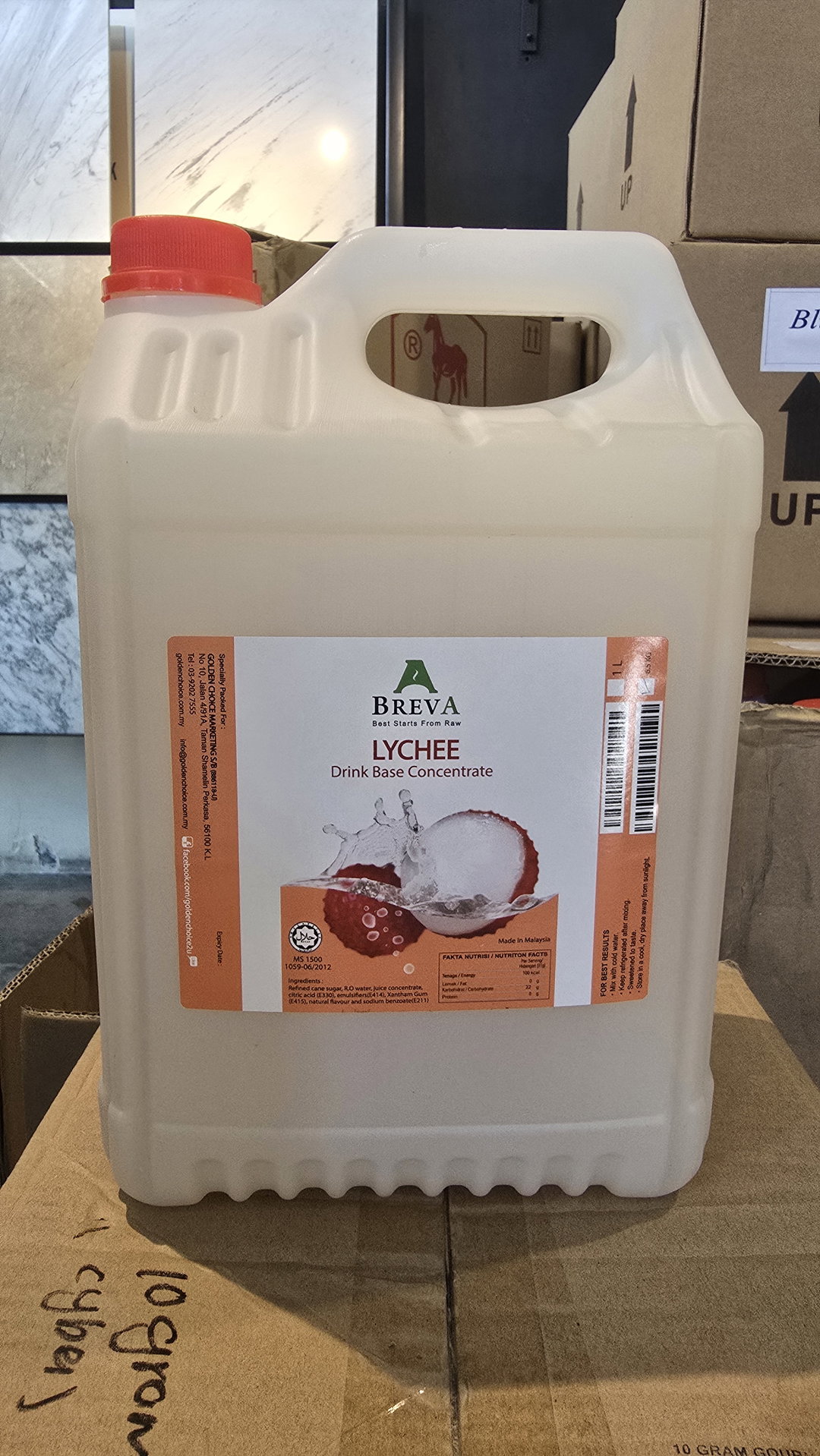 10pots- Lychee Concentrate SJ 6.5L (ctn)