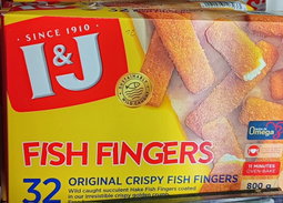 I&J Fish Fingers 32'S 800gr