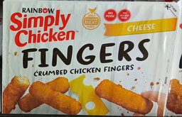 Rainbow Simply Chiken Fingers Cheese 400gr