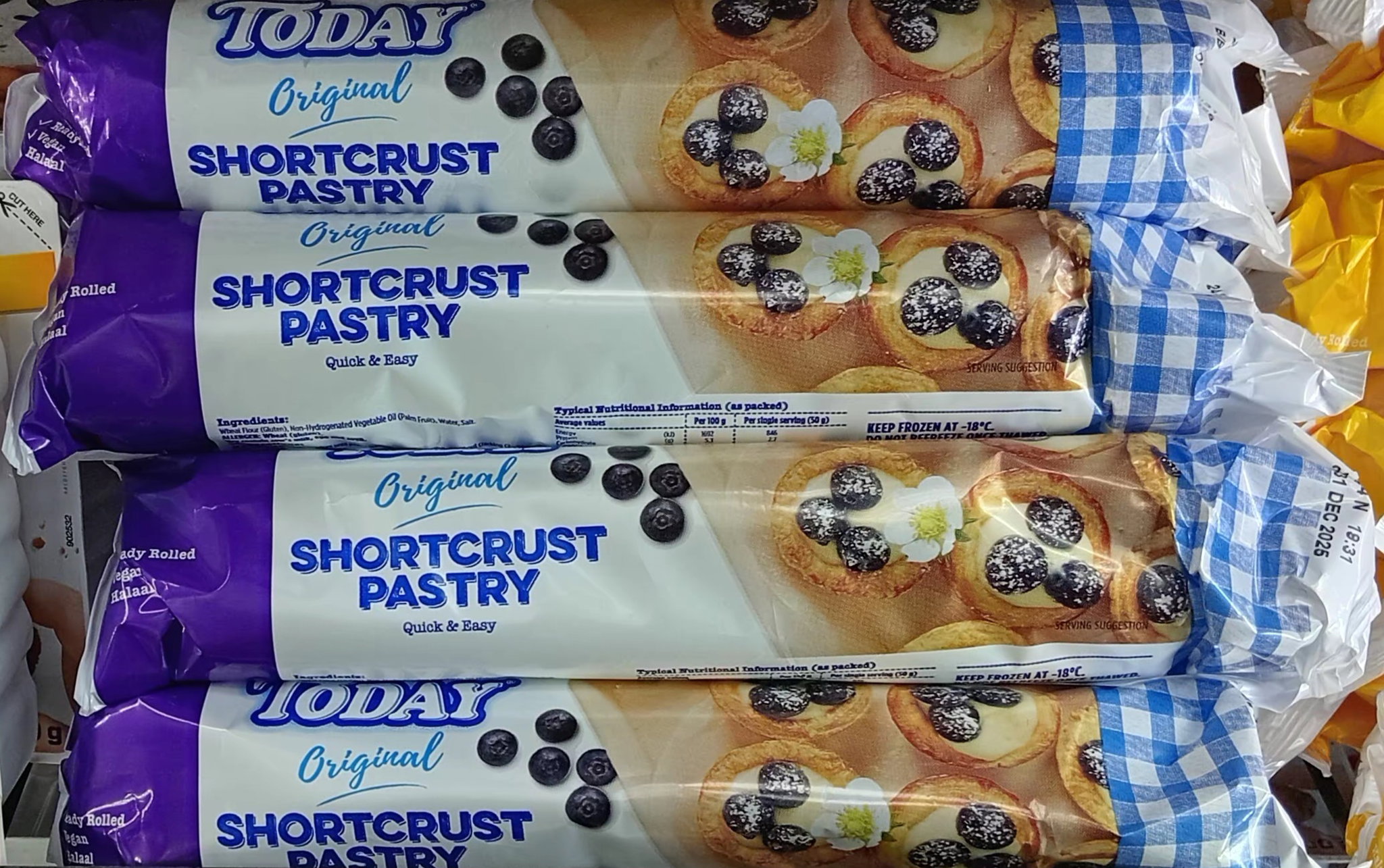 Today Shortcrust Pastry Rolled 400gr_0