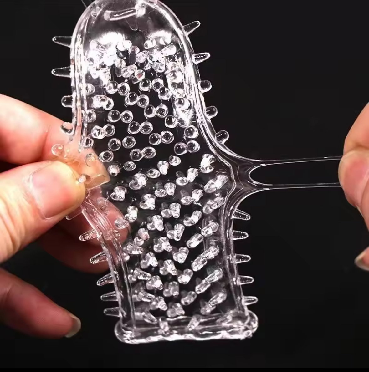 Extension Reusable Condom Penis Sleeve _3