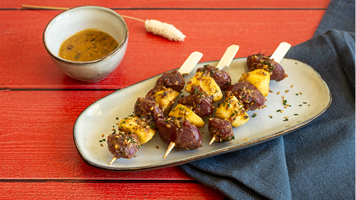 Mini brochettes de gésiers_0