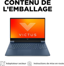 HP Victus 16-r0005sf Ordinateur Portable Gaming 16" FHD IPS 144 Hz, 