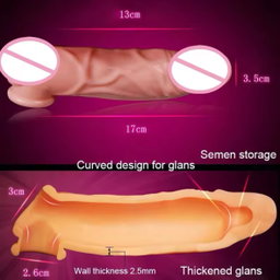 Condoms Silicone Penis Extender Enlargement Sleeves