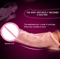 Condoms Silicone Penis Extender Enlargement Sleeves