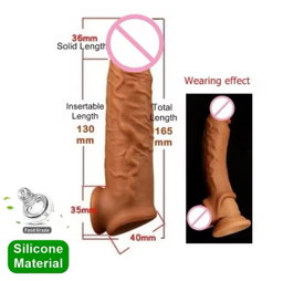 Soft Silicone Penis Sleeve 
