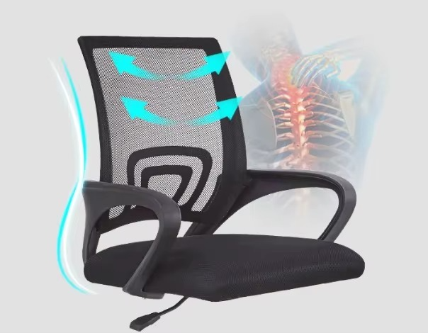 Chaise de Bureau Ergonomique ProMesh – Dossier Respirant & Assise Confort_1