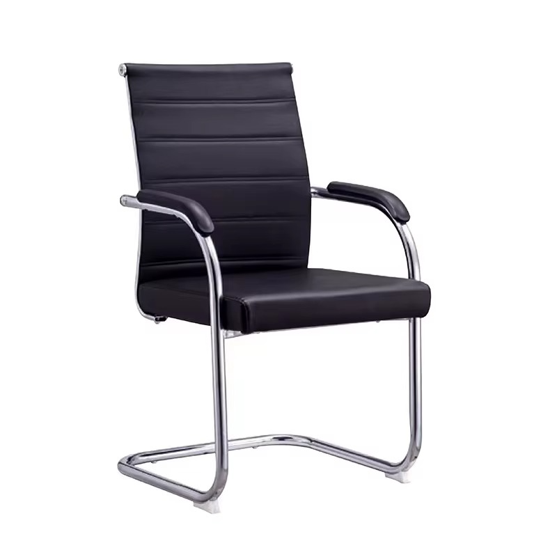 Chaise d’Accueil ExecutiveLine – Élégance & Stabilité Chromée_0