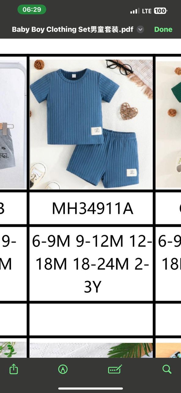 20 pieces of short sleeve suits catalog _10