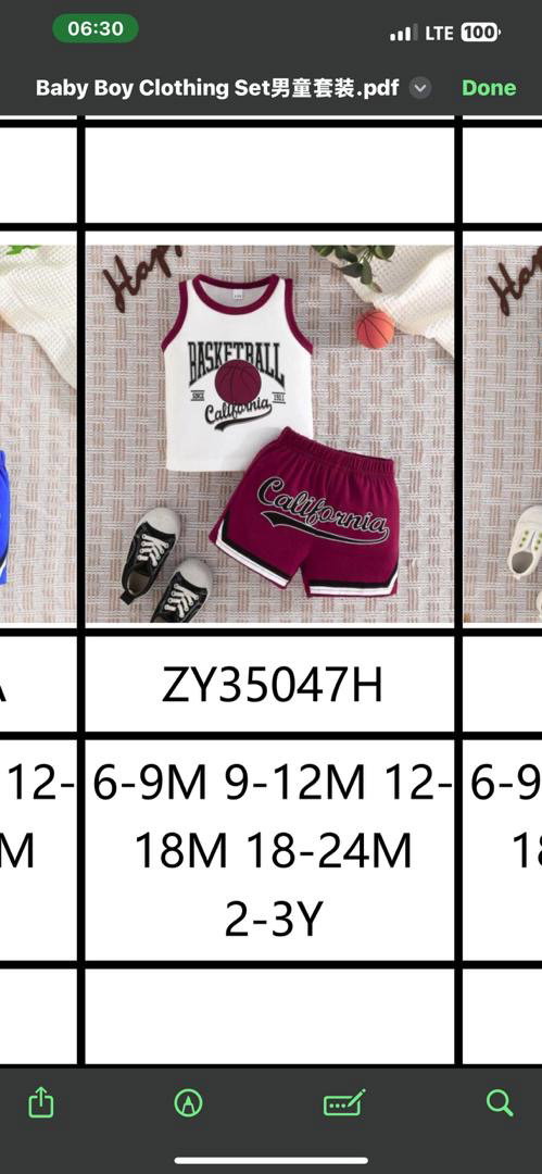 20 pieces of short sleeve suits catalog _4