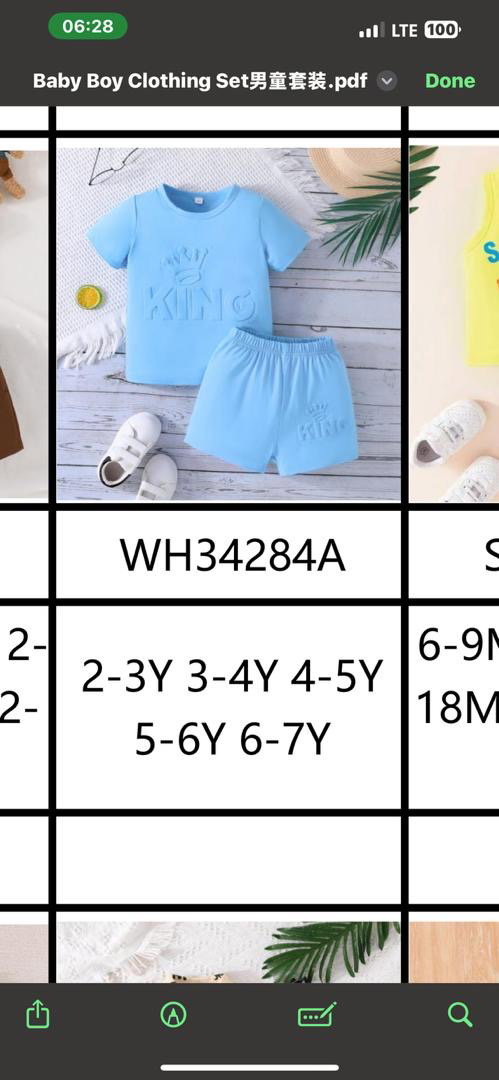20 pieces of short sleeve suits catalog _8