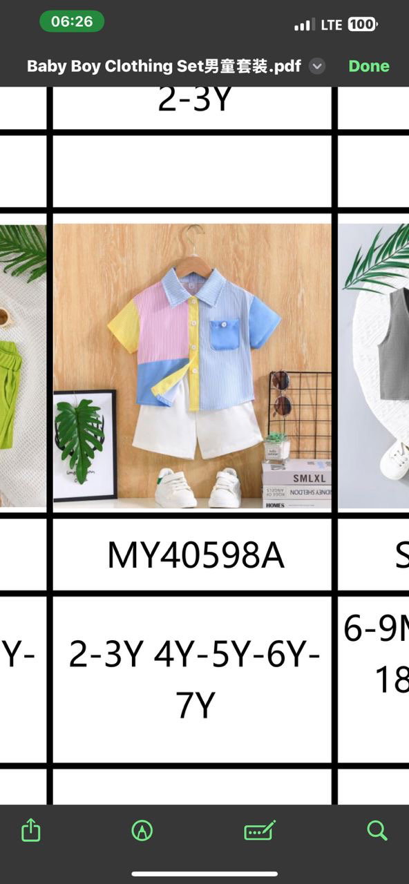 20 pieces of short sleeve suits catalog _19