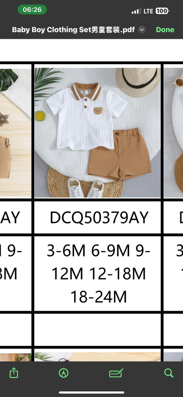 20 pieces of short sleeve suits catalog _17