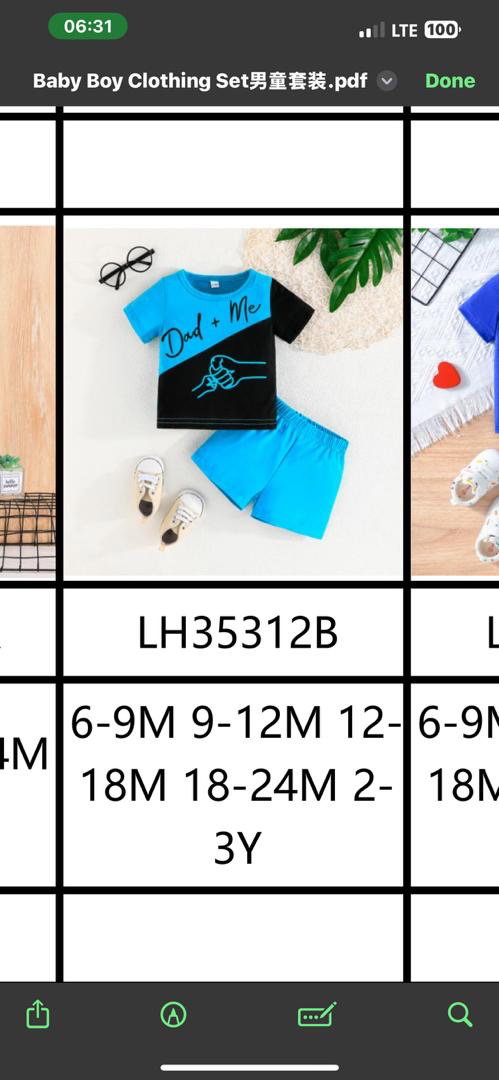 20 pieces of short sleeve suits catalog _7