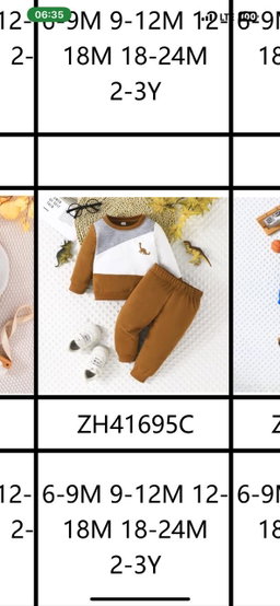 8 pieces of hoodie suits catalog 