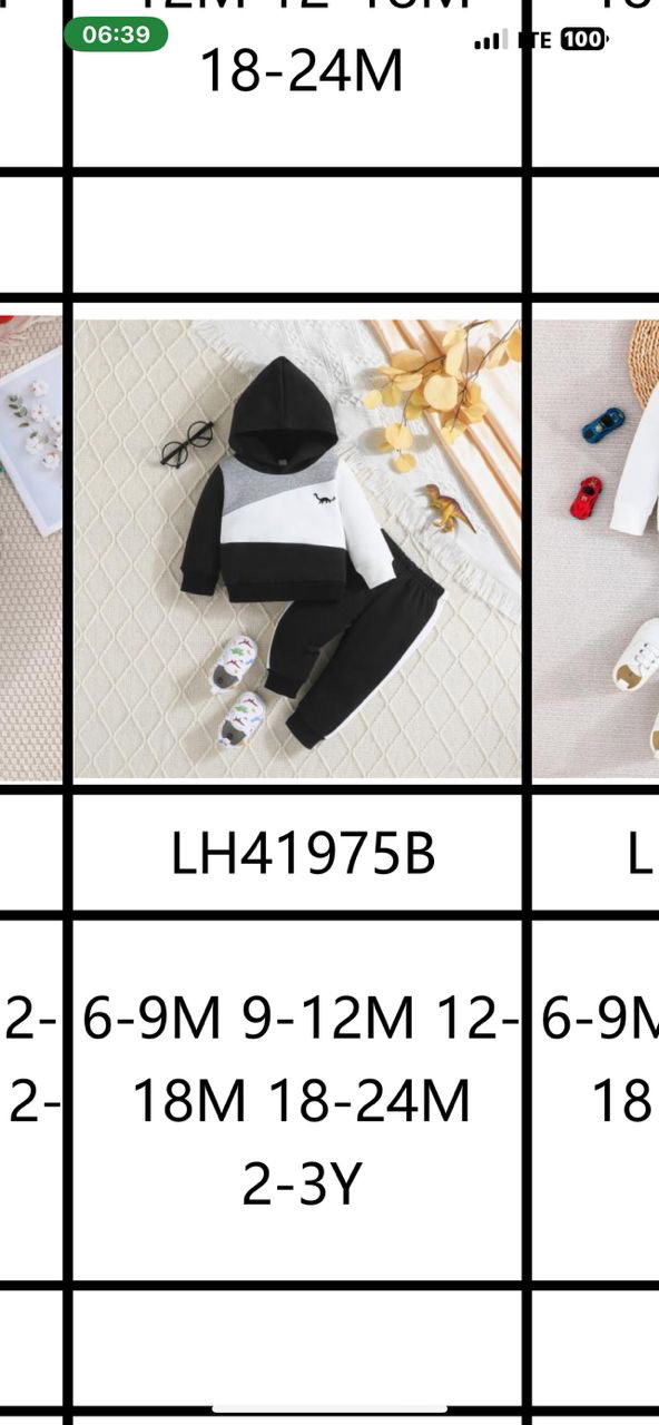 8 pieces of hoodie suits catalog _0