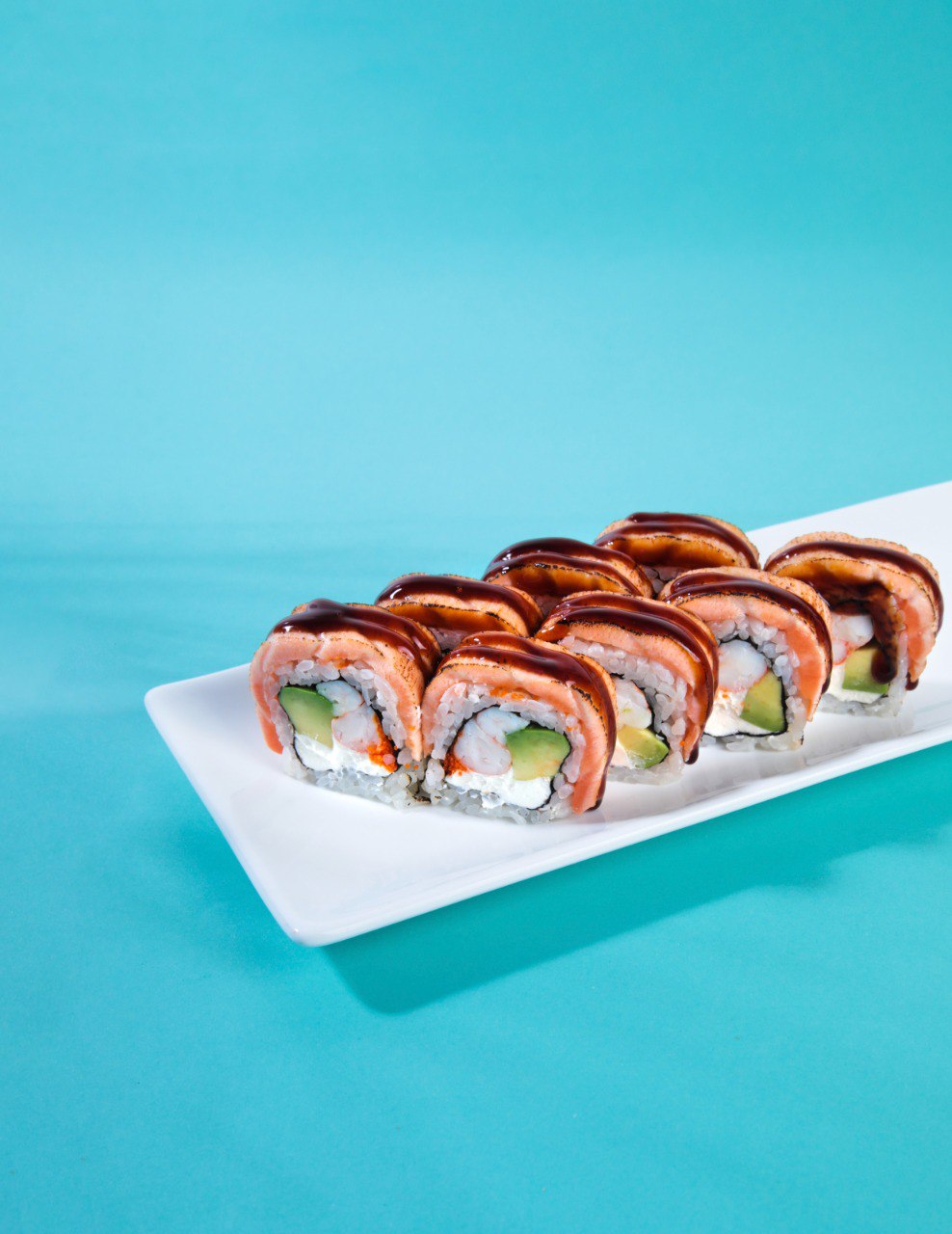 Philadelphia deluxe with grilled shrimps (325g) 8pc_0