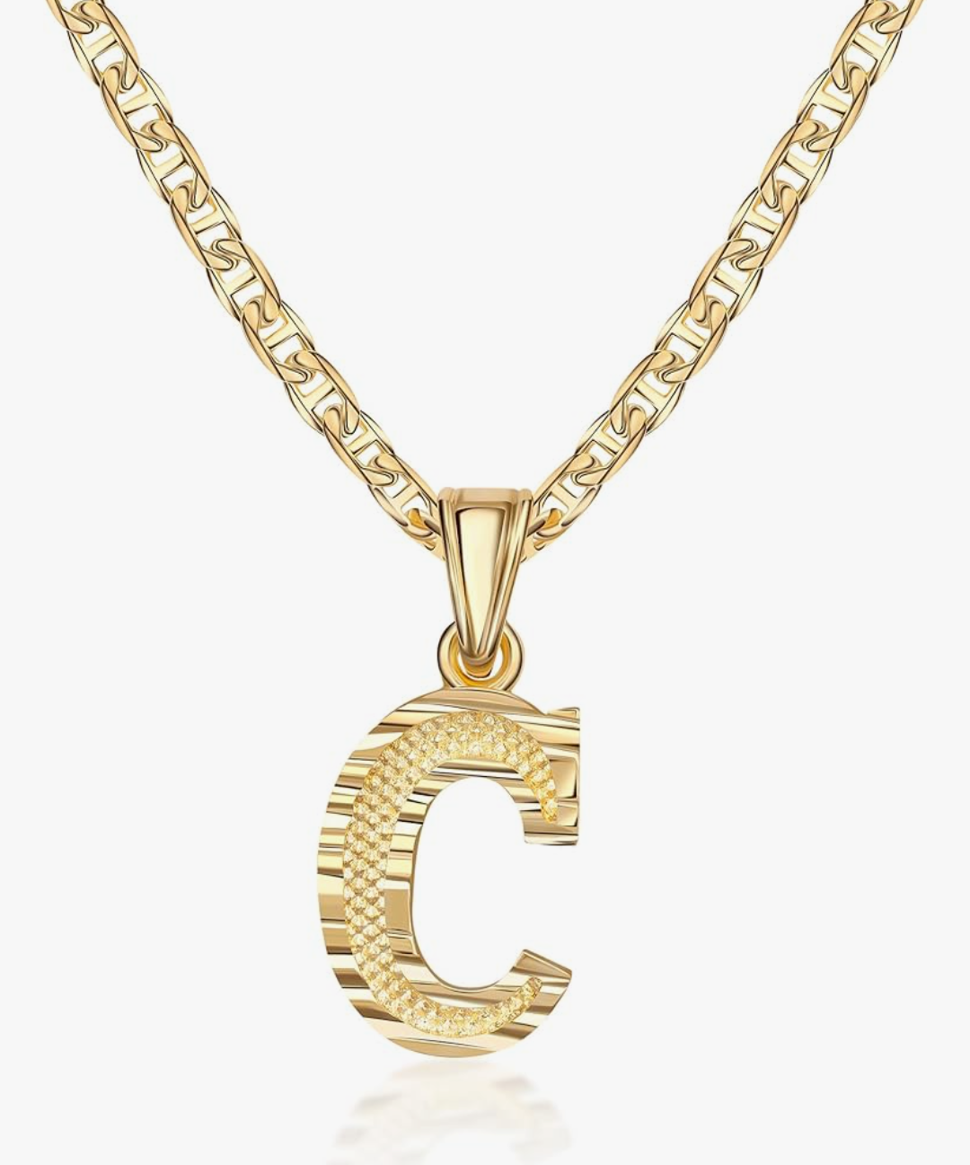 18K Gold Plated Initial Necklace (A-Z AVAILABLE)_3