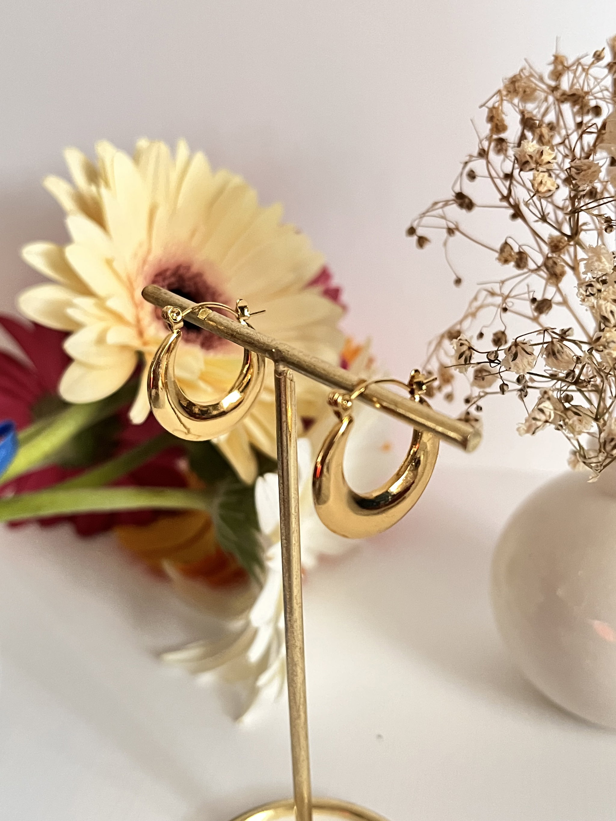 Golden Midi Hoops _0