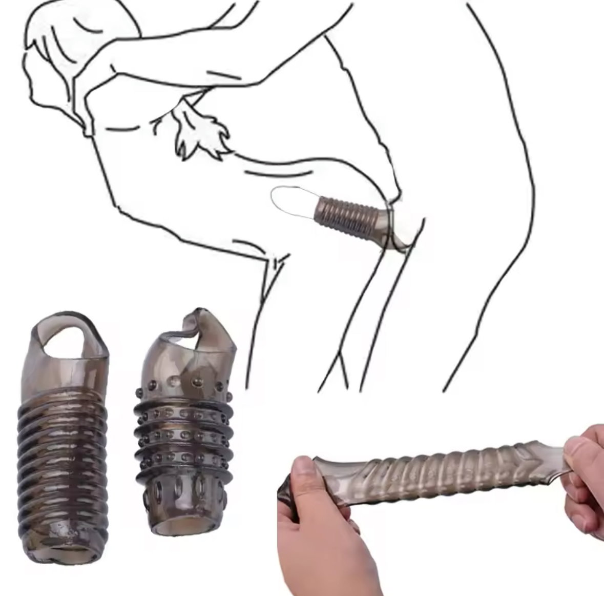 Penis Rings Cock Ring Men Delay Ejaculation Stronger_0