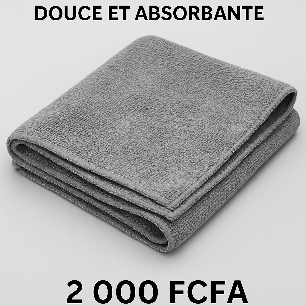 Serviette Microfibre Multi-Usage – Douce et Absorbante