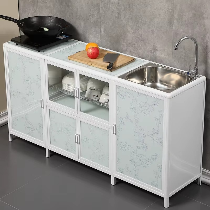 Meuble Évier CleanLine – 2 en 1 avec Rangement & Robinet Inox_3