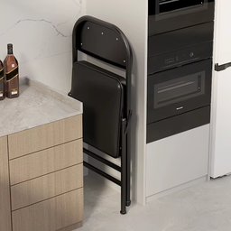 Chaise de salle à manger pliante – Rangement & Élégance pour Cuisine ou extérieur maison