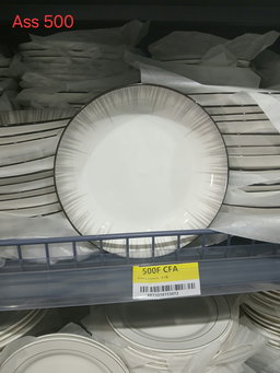 Assiette Éclat Design – 8 pouces