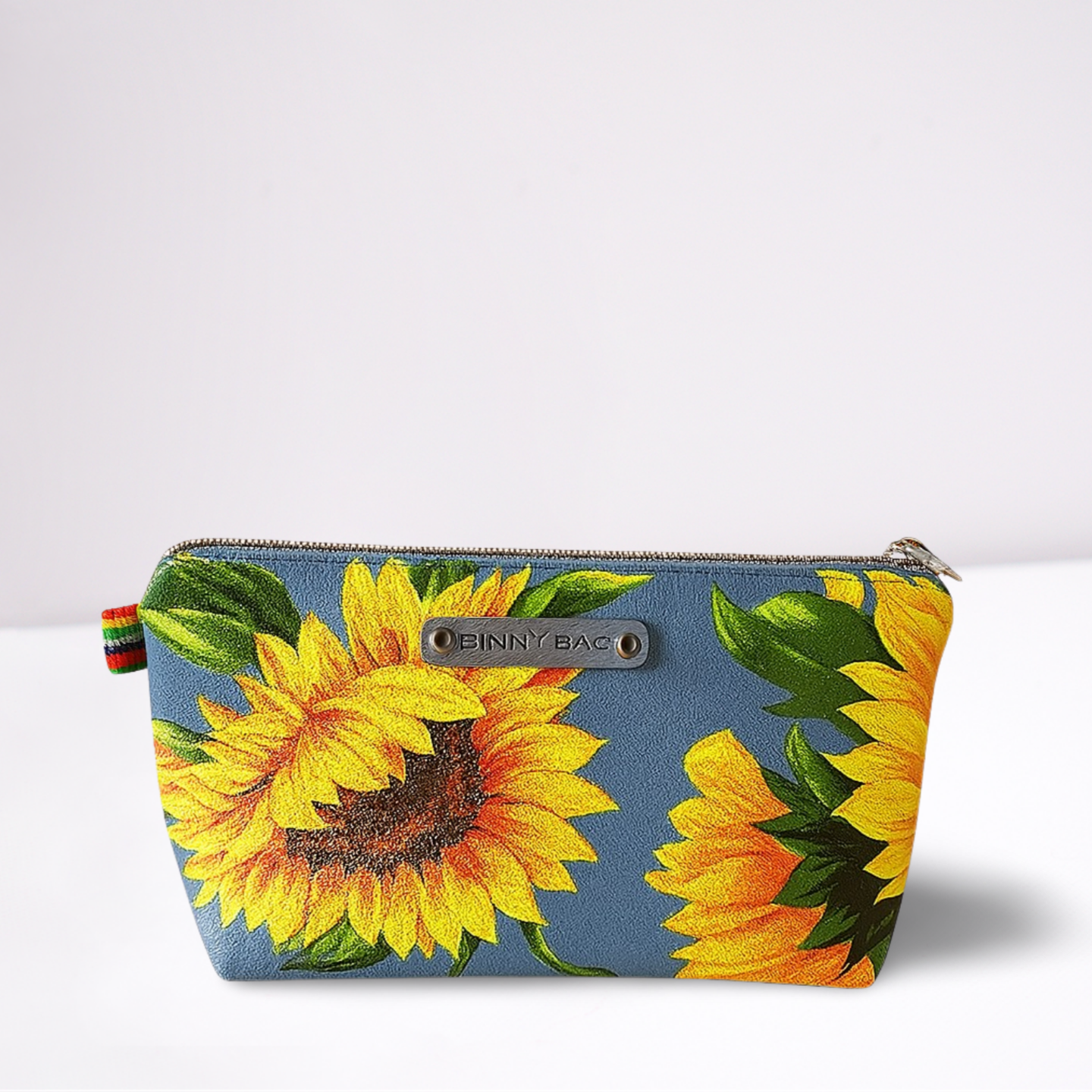 Binny Lipstick Bag – Sunflower Print_0