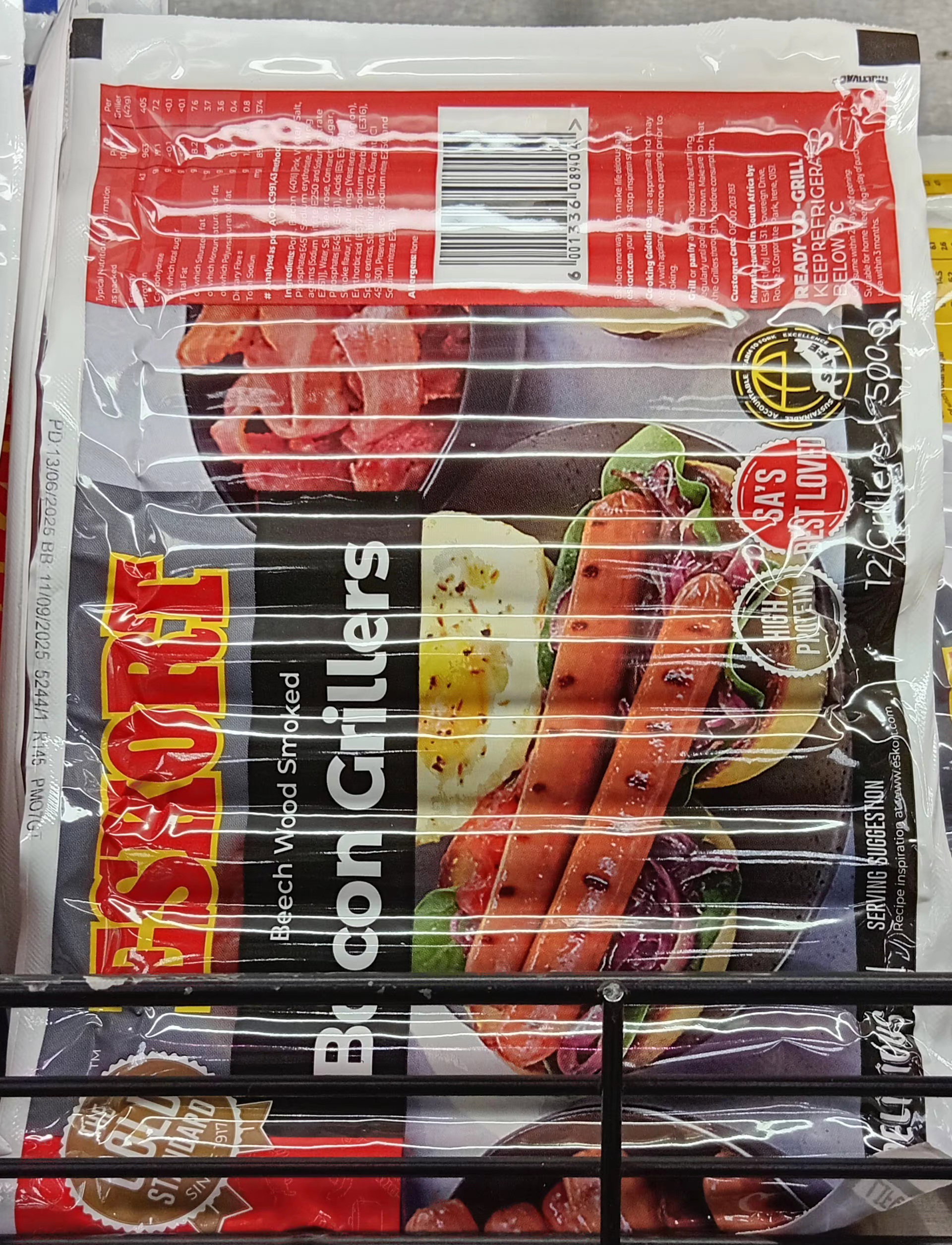 Eskort Bacon Grillers 12’S 500gr_0