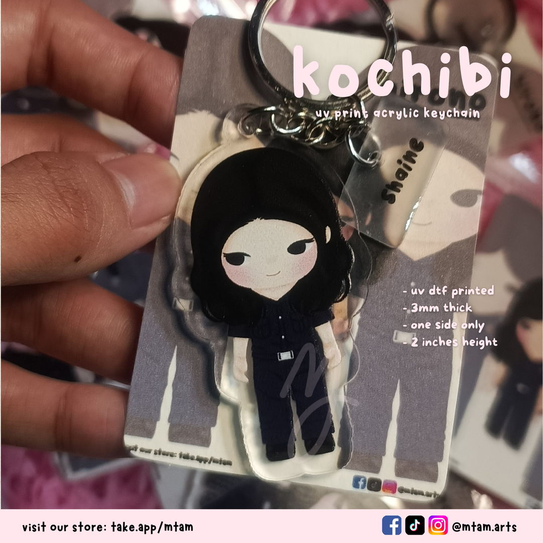 UV Print Kochibi Acrylic Keychains