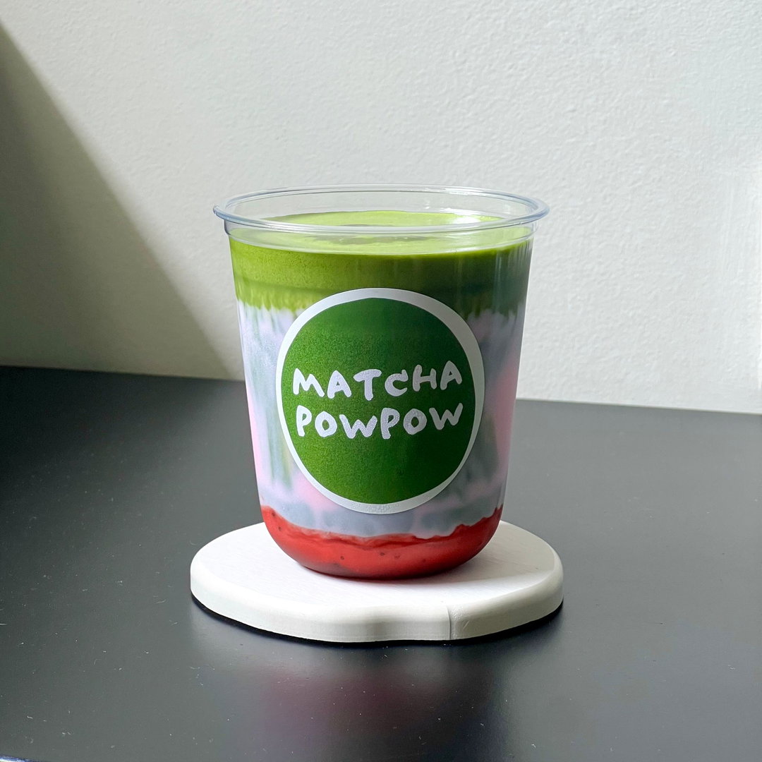 Iced Strawberry Matcha Latte