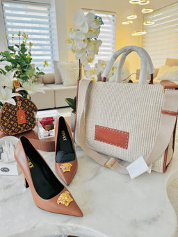 Bolsa Versace raffia - tote 