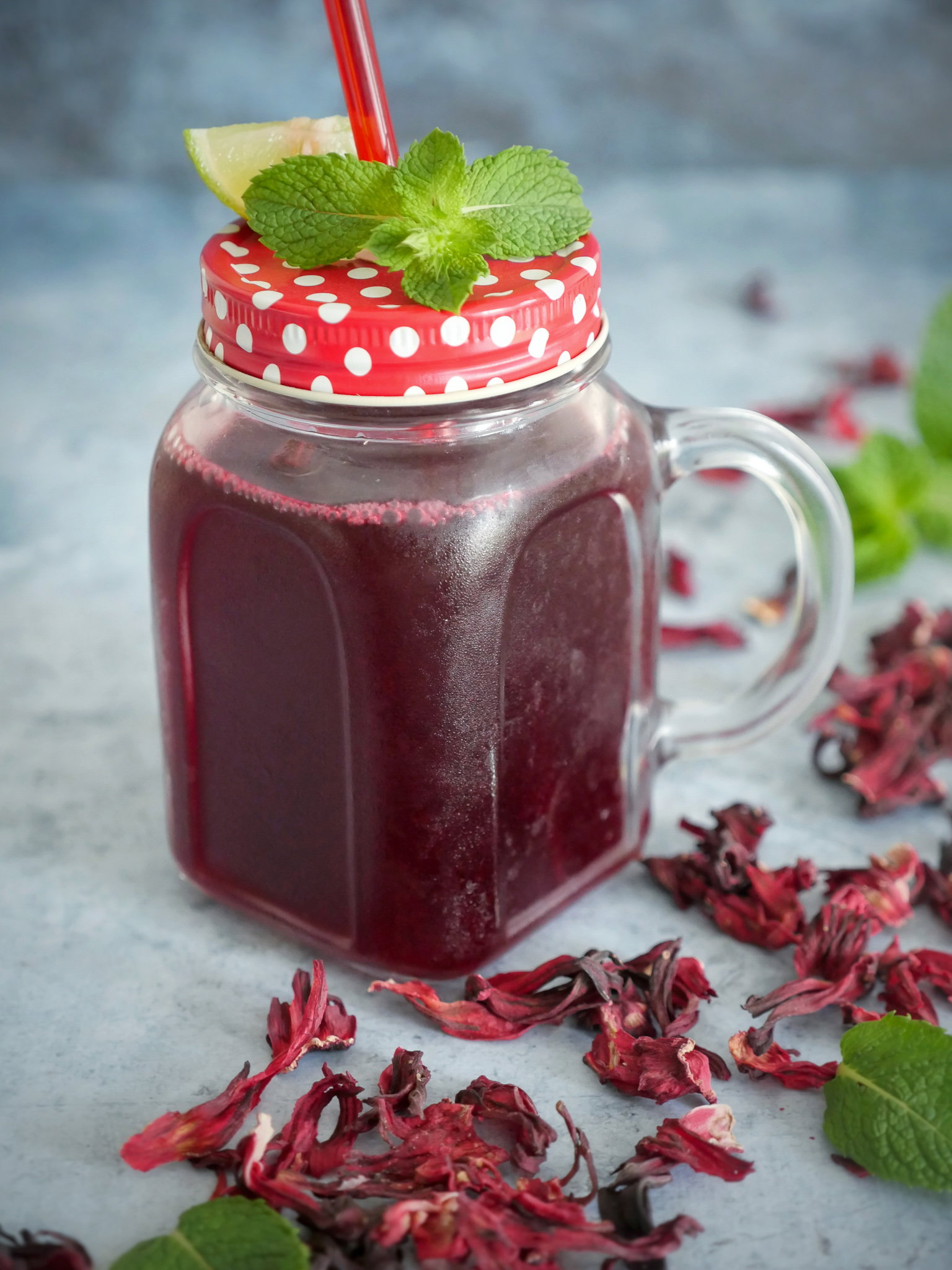 Jus de Bissap(Fleur d'hibiscus)_0