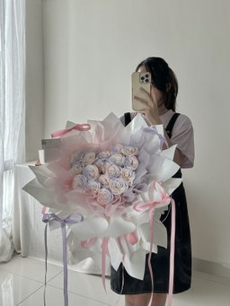19 Stalk Awakening Soap Rose Bouquet  