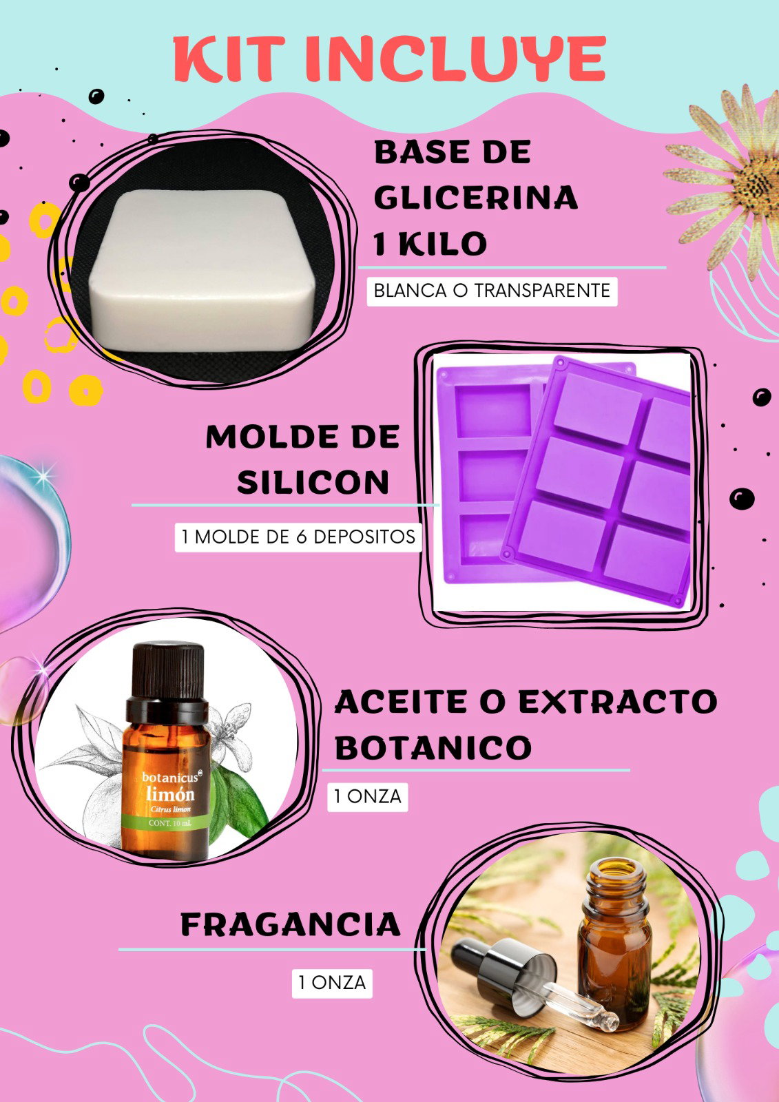 Kit de aprendizaje para principiantes. JABONES DE GLICERINA_1