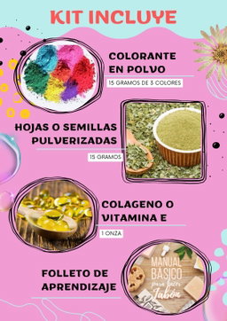 Kit de aprendizaje para principiantes. JABONES DE GLICERINA