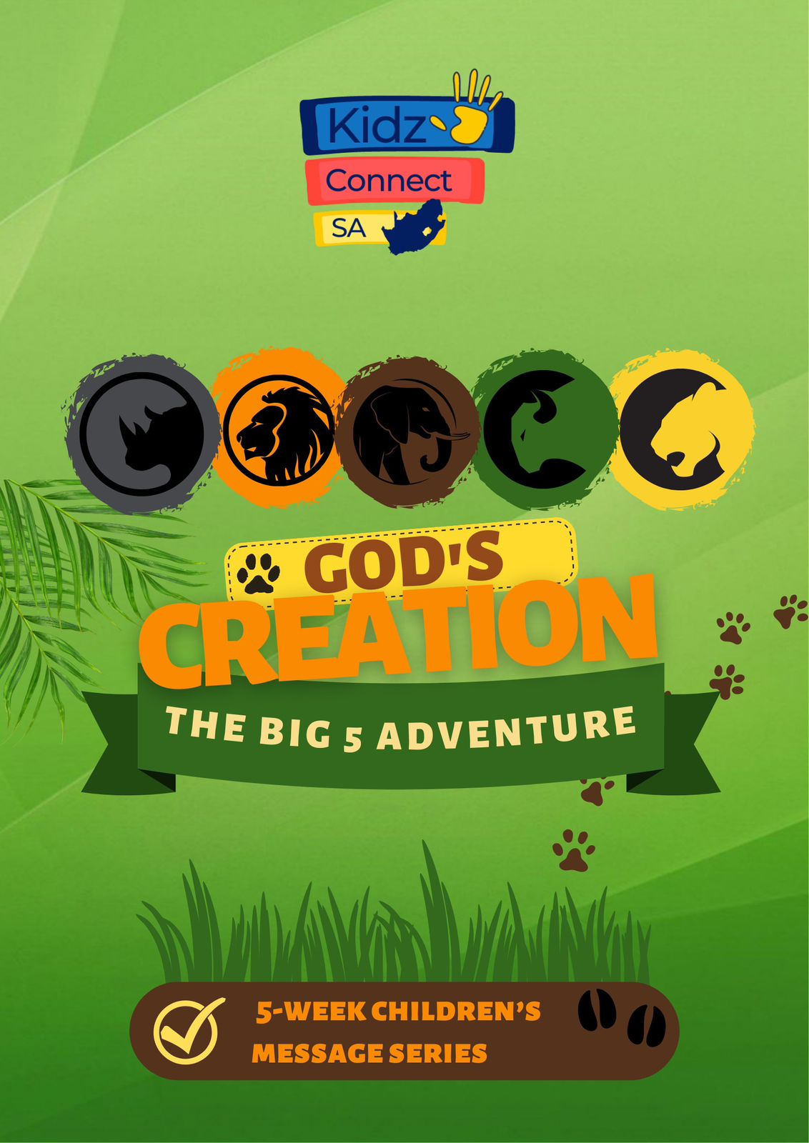 God’s Creation: The Big 5 Adventure - 5 Weeks of Primary School Lessons for Children's Church_0