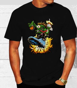 🏀Explosive Style: Cartoon Basketball Tees That Turn Heads