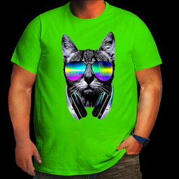 Drop Beats, Not Fur: DJ Cat Graphic Tees Taking Streetwear by Storm