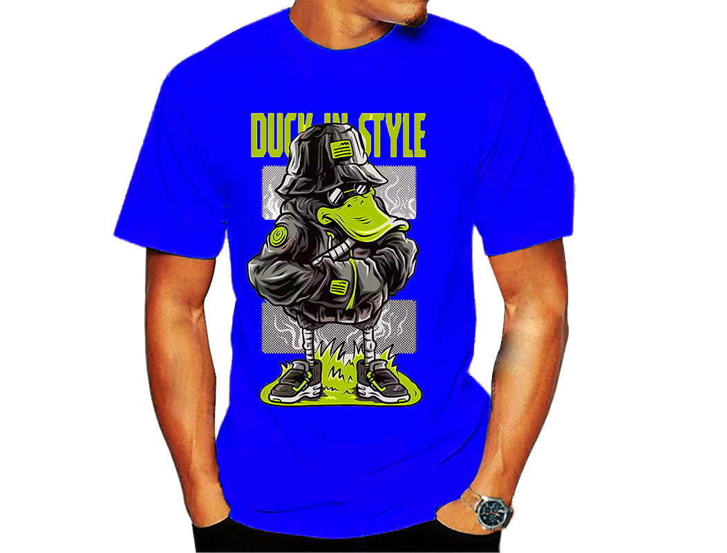 Duck in Style’ T-Shirt Brings Cartoon Cool to the Streets_1