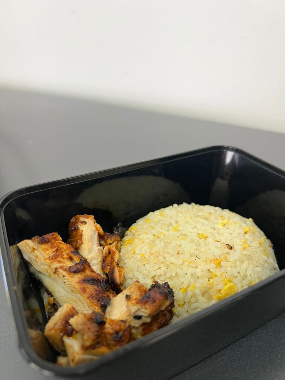 Garlic Egg Fried Rice + Grilled Chicken_0