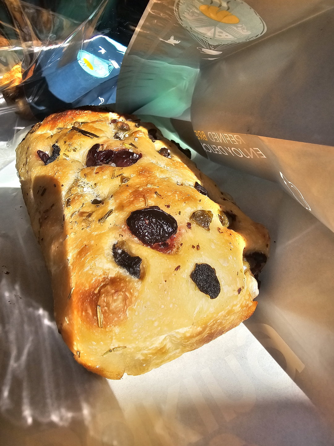 Olives Rosemary Sourdough Focaccia