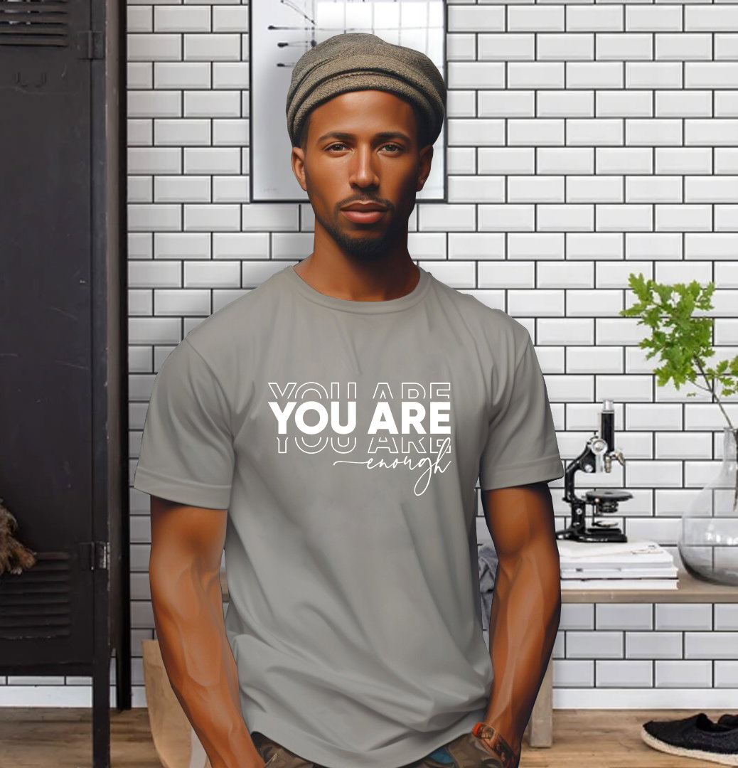 Wear Confidence: ‘YOU ARE ENOUGH’ T-Shirt Inspires Self-Love and Strength_1