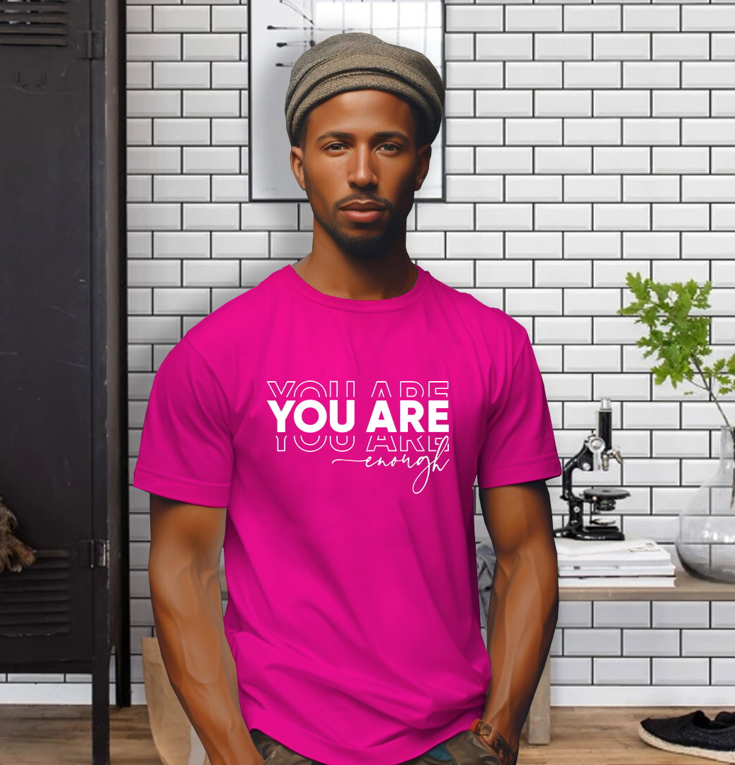 Wear Confidence: ‘YOU ARE ENOUGH’ T-Shirt Inspires Self-Love and Strength_7