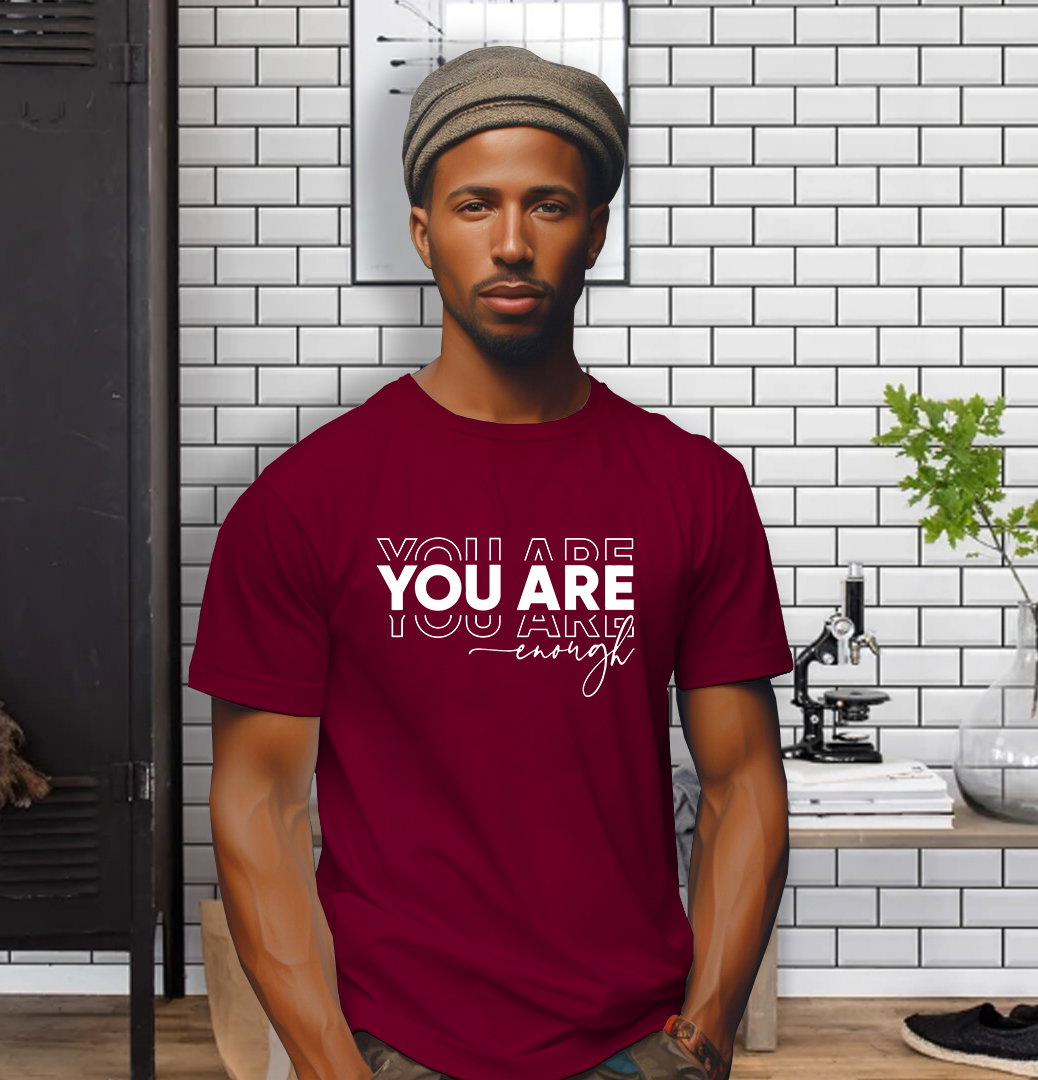 Wear Confidence: ‘YOU ARE ENOUGH’ T-Shirt Inspires Self-Love and Strength_10