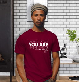 Wear Confidence: ‘YOU ARE ENOUGH’ T-Shirt Inspires Self-Love and Strength