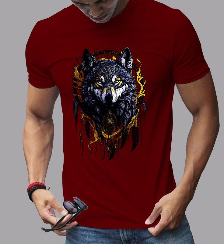  Wolf Graphic T-Shirt That Roars with Power and Style_3